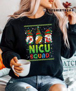 Nicu Nurse Squad Three Gnomes Christmas Shirt
