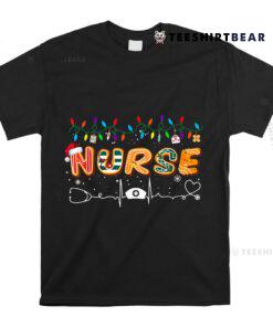 Nurse Christmas Santa Stethoscope Er Rn Lpn Icu Shirt