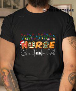 Nurse Christmas Santa Stethoscope Er Rn Lpn Icu Shirt