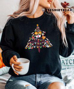 Nurse Christmas Tree Crew Xmas Ornaments Elements Shirt