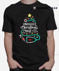 Oncology Christmas Crew Oncology Nurse Oncologist Secretary Shirt