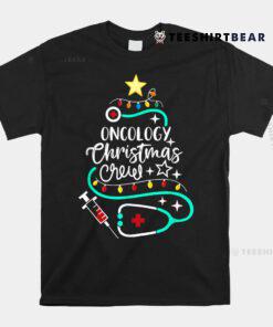 Oncology Christmas Crew Oncology Nurse Oncologist Secretary Shirt
