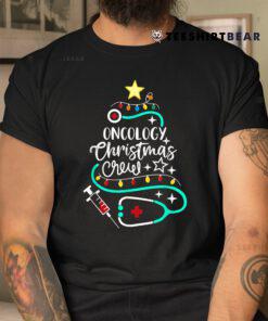 Oncology Christmas Crew Oncology Nurse Oncologist Secretary Shirt
