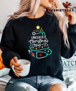 Oncology Christmas Crew Oncology Nurse Oncologist Secretary Shirt