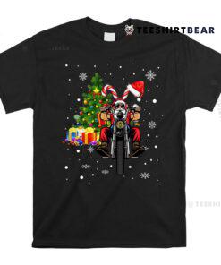 Santa On Motorcycle Biker Christmas Motorbike Shirt