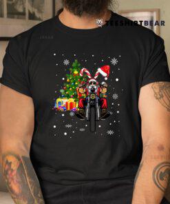 Santa On Motorcycle Biker Christmas Motorbike Shirt