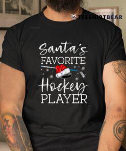 Santa's Favorite Hockey Player Funny Pajama Christmas