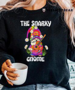 Snarky Gnome Merry Christmas Tie Dye Pajamas Shirt