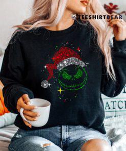 Sparkle Rhinestone Christmas Jack Skellington Shirt
