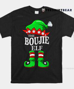 The Boujie Elf Matching Group Family Christmas Shirt