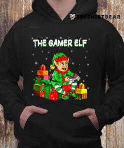 The Gamer Elf Funny Gifts Woman Christmas Gaming Xmas Shirt