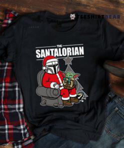 The Santalorian And Baby Yoda Christmas Shirt