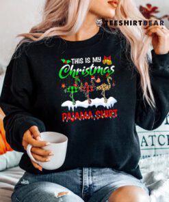 This Is My Christmas Pajama Flamingo Lover Lights Xmas Shirt