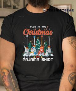 This Is My Christmas Pajama Funny Guitar Xmas Shirt