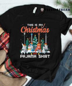 This Is My Christmas Pajama Funny Guitar Xmas Shirt