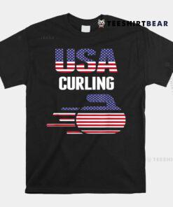 USA Team Curling Rock Jersey Shirt