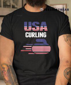 USA Team Curling Rock Jersey Shirt