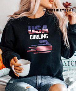 USA Team Curling Rock Jersey Shirt
