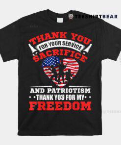 Veterans Thank You American Flag Shirt