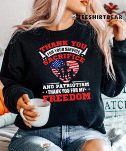 Veterans Thank You American Flag Shirt