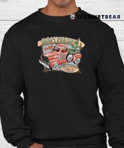 Vintage Farm Fresh Christmas Trees Red Truck Shirt