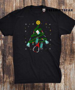 Xmas Lpn Stethoscope Rn Nursing Christmas Tree Nurse Shirt