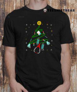 Xmas Lpn Stethoscope Rn Nursing Christmas Tree Nurse Shirt
