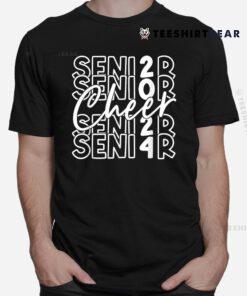 Class Of 2024 Senior Cheer Cheerleader Cheerleading Shirt
