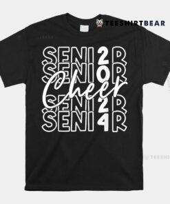 Class Of 2024 Senior Cheer Cheerleader Cheerleading Shirt