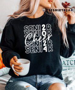 Class Of 2024 Senior Cheer Cheerleader Cheerleading Shirt