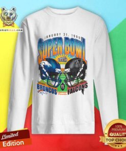 Dueling Super Bowl XXXIII Denver Broncos vs Atlanta Falcons sweatshirt