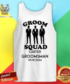 Groom Squad Carter Groomsman tank-top