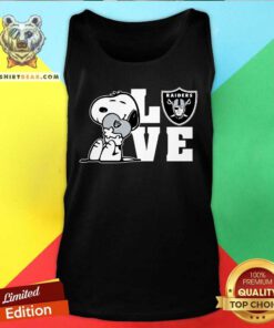 Snoopy Love Las Vegas Raiders tank-top