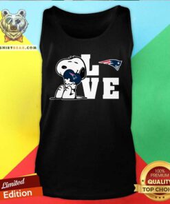 Snoopy Love New England Patriots tank-top