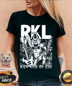 Guitar Beanie Boy Rich Kid On LSD v-neck