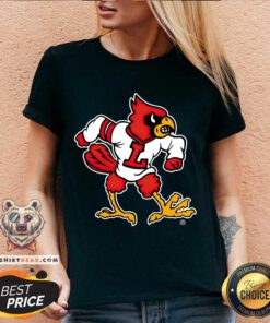 Louisville Cardinals Mascot v-neck