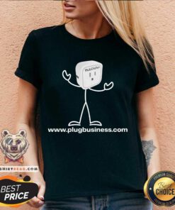Pluggy Hub CIty Tech v-neck
