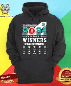 Liverpool You’ll Never Walk Alone 2024 Carabao Cup Winners hoodie