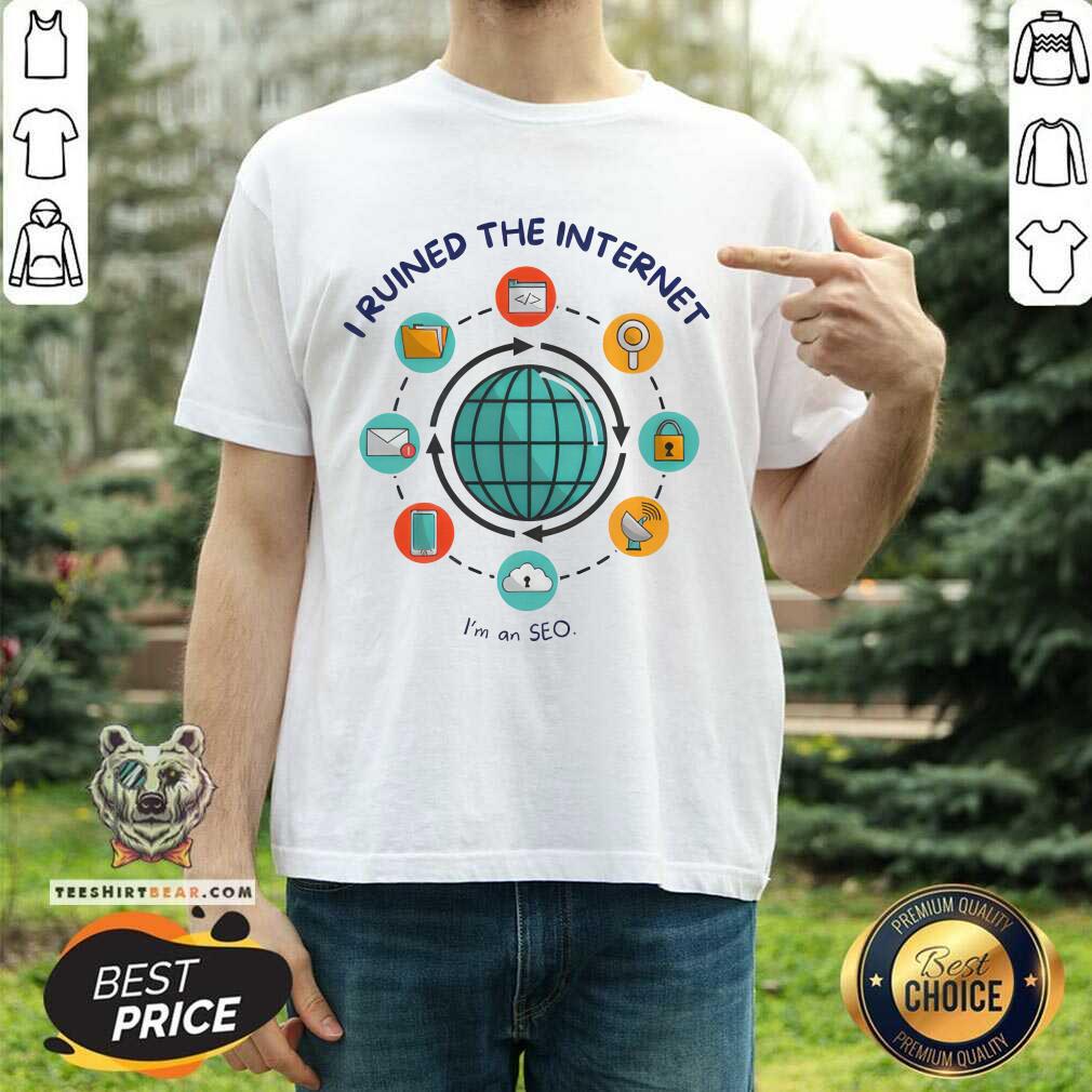 I Ruined the Internet I'm An Seo Organic Tri-Blend T-shirt