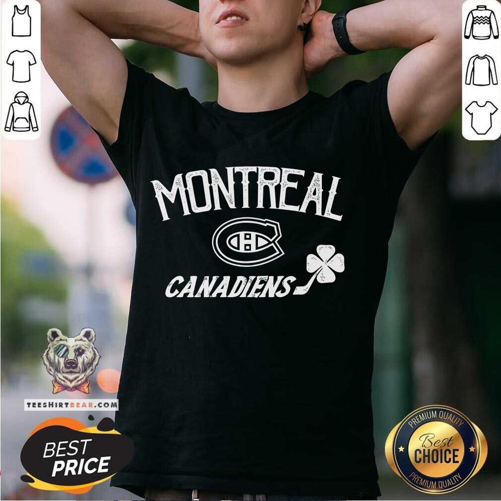 Montreal Canadiens St Patrick's Day Richmond Clover T-Shirt