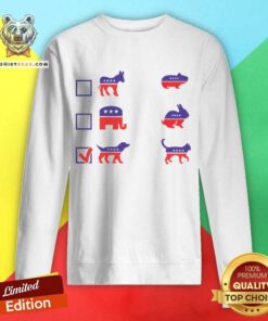 I Vote for Dog sweatshirt