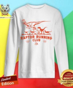 Jurassic World Raptor Running Club Comfort Colors Pocket sweatshirt
