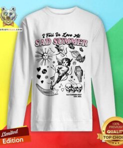 I Fell In Love At Sad Summer Festival Cupid sweatshirt