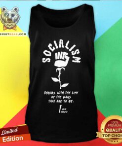 Keir Hardie Socialism Throbs With The Life Of The Days That Are To Be tank-top