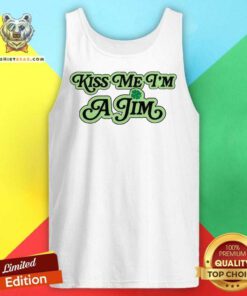 Kiss Me I'm A Jim tank-top