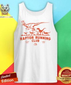 Jurassic World Raptor Running Club Comfort Colors Pocket tank-top
