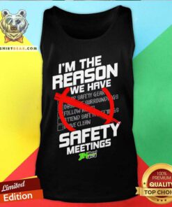 I'm The Reason We Have Safety Meetings JH's Diesel tank-top