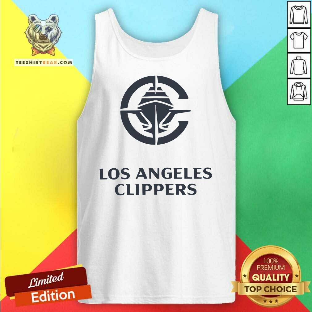 LAC Los Angeles Clippers Stacked Logo tank-top