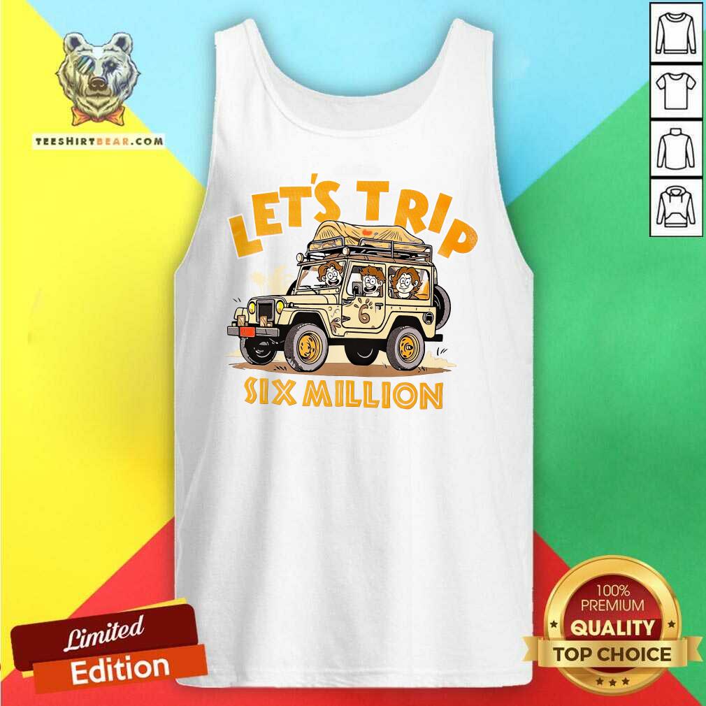 Let's Trip Six Million Safari Jeep tank-top