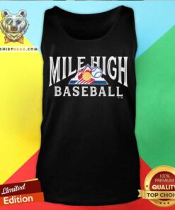 Colorado Rockies Region '47 Franklin Mile High Baseball tank-top